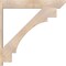 Ekena Millwork Merced Slat Smooth Outlooker, Douglas Fir, 7 1/2"W x 46"D x 46"H OUT08X46X46MRC06SDF - alternate 4